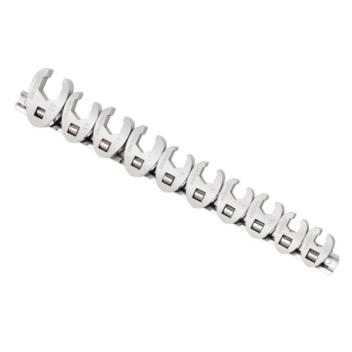 Kincrome 10 Piece 3/8" Drive - Metric Crows Foot Spanner Set