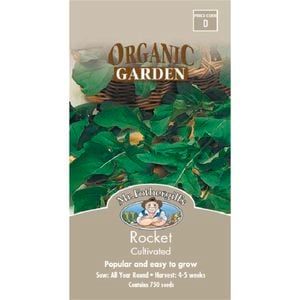Mr Fothergill's Rocket Cultivated Organic Seeds