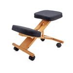 Forever Beauty Black Ergonomic Adjustable Kneeling Chair