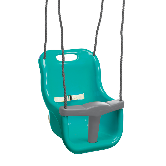 Swing Slide Climb Teal Plastic Baby Swing Seat