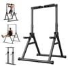 Advwin Foldable Pull Up Station, 6-Level Height Adjustable Power Tower Chin Up Dip Station for Home Gym Strength Training