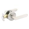 Ikonic Brushed Nickel Sira Passage Lever Set