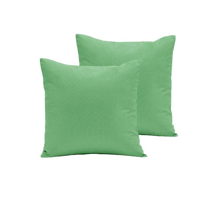 Bloomington Pair of Polyester Cotton European Pillowcases 65 x 65 cm Frost