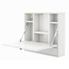 Costway Wall Mounted Computer Desk Drop-leaf Cabinet Table Home Office