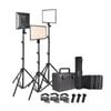 Nanlite Lumipad 25 soft LED panel 3KIT with batts, charger ,stands grids and hard case