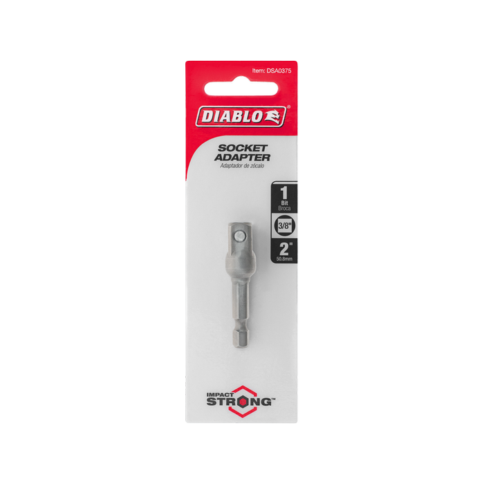 Diablo 3/8" 50mm Socket Adapter