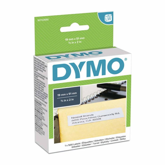 Dymo Label Writer Labels 19mm X 51mm - White
