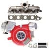 Gen1 High Flow Turbo Charger With Genuine Exhaust Manifold, Gasket & Stud Kit For Mitsubishi Outlander 4n14 2.2l