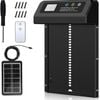 YES4PETS Automatic Aluminum Chicken Coop Door Timer Solar Panel Remote Control Anti Pinch