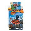 Blaze Race Day Kids Cotton Quilt Cover Set For Toddler Bed Size