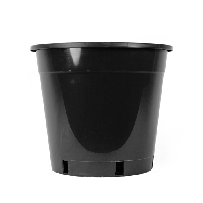 Garden City Plastic Grow Plant Pot - Black 250mm