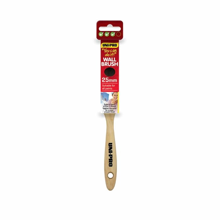 UNi-PRO 25mm You Can Do It Synthetic Wall Paint Brush