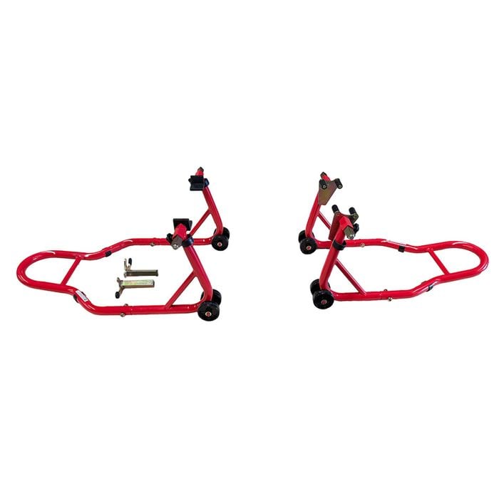 Taurus Legend 2 Piece Motorcycle Front & Rear Wheel Stand Set