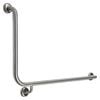 Metlam Australia 850mm x 600mm Antimicrobial 90 Degree Right Hand Grab Rail