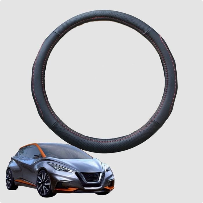 Steering Wheel Cover for Nissan Micra 2010-2017 (K13) 38CM | Circle