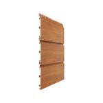 DECO 200 x 15mm 6.5m Casuarina DecoClad Shadowline Aluminium Cladding