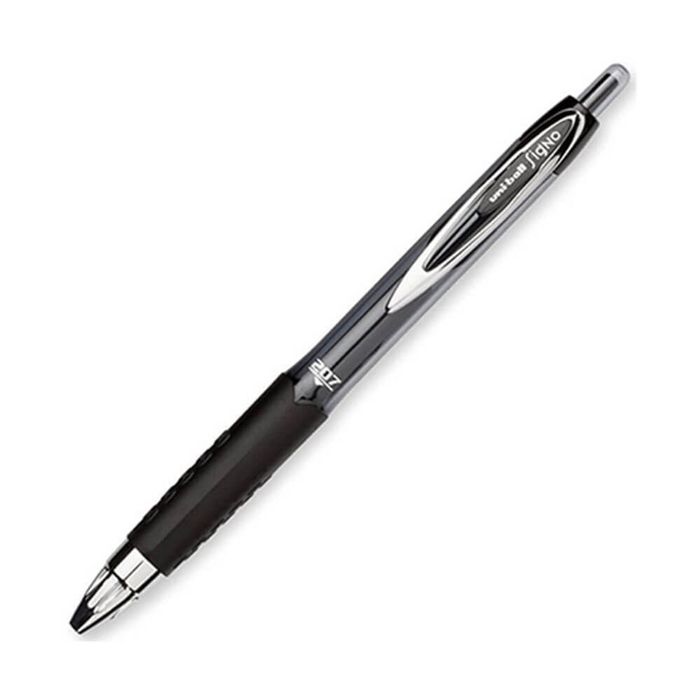 Uni Signo Retractable Rollerball Gel Pen 1.0mm 12pcs (Black)
