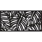 Matrix 1160 x 580mm Charcoal Monstera Wall Art