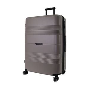 Pierre Cardin Medium 113l Travel Hard Shell Case Suitcase Luggage Taupe