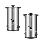 SOGA 2X Electric Water Boiler – 8L Stainless Steel Hot Water Urn