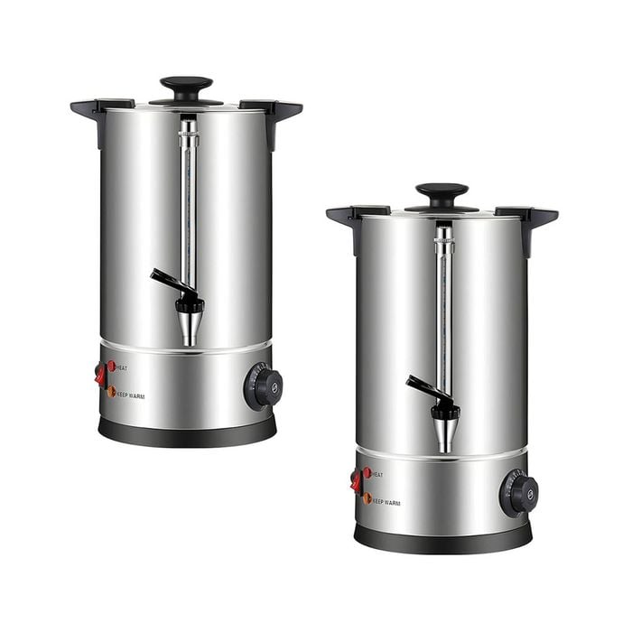 SOGA 2X Electric Water Boiler – 8L Stainless Steel Hot Water Urn