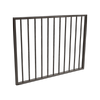 ProtectorAl 800 - 1200 x 900mm Black Aluminium Garden Gate Flat Top - Black