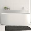 Ardor Toggle 50x100cm Bath Mat Charcoal