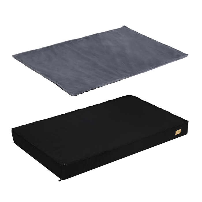 P&P Grey Large Orthopedic Memory Foam Dog Bed with Dual Layers(2XL)