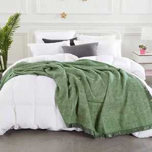 Alastairs 375GSM Australian Merino Wool Blanket Sage Single