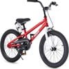 RoyalBaby BMX Freestyle Kids Bike & Kickstand 18 inch Wheels - Red