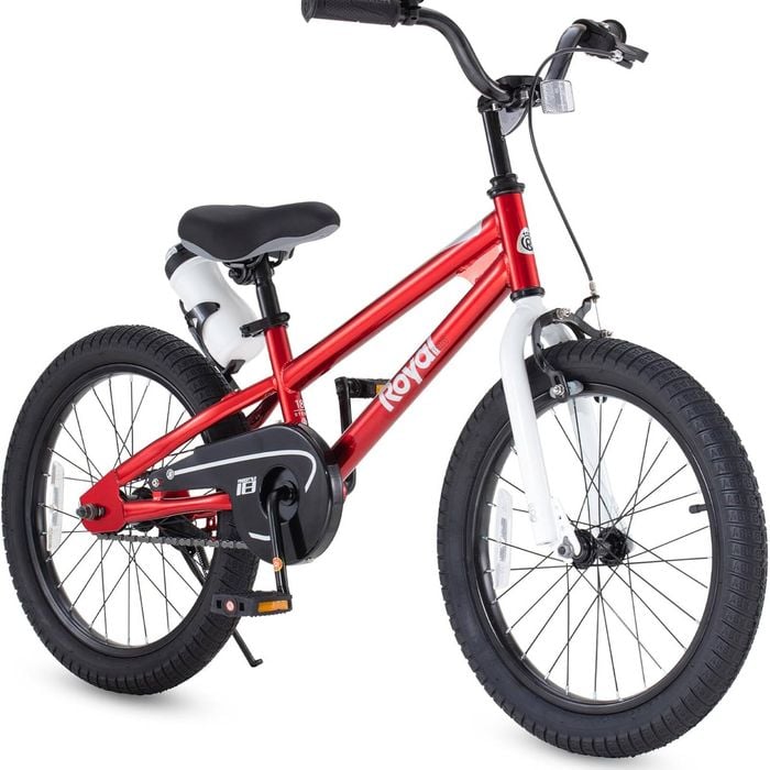 RoyalBaby BMX Freestyle Kids Bike & Kickstand 18 inch Wheels - Red