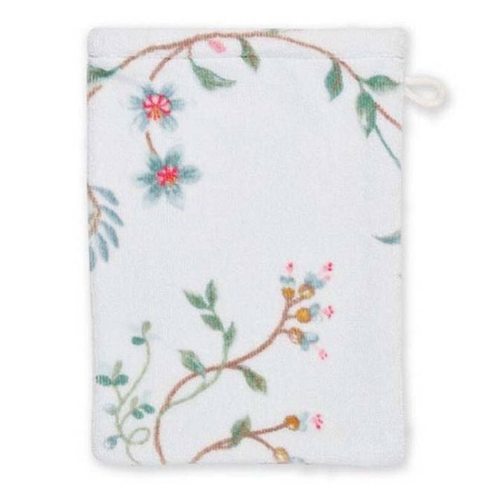 Pip Studio 16cm x 22cm White Les Fleurs White Wash Mitt - 16x22cm