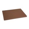 Hygiplas Chopping Board Low Density Brown 305x229x12mm Commercial Kitchen Food Prep