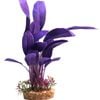Aqua One Silk Plant Purple Echinodorus W/Gravel Base - Large (29078)