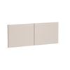 Kaboodle 950mmmm Cannellini Modern Overhead Doors - 2 Pack