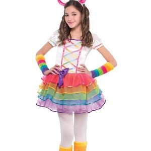 Magical Rainbow Unicorn Toddler Girls Costume - 3-4