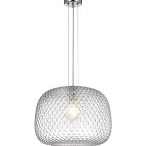 CLA Lighting Labu Interior Dome Glass with Segments Pendant Light Clear