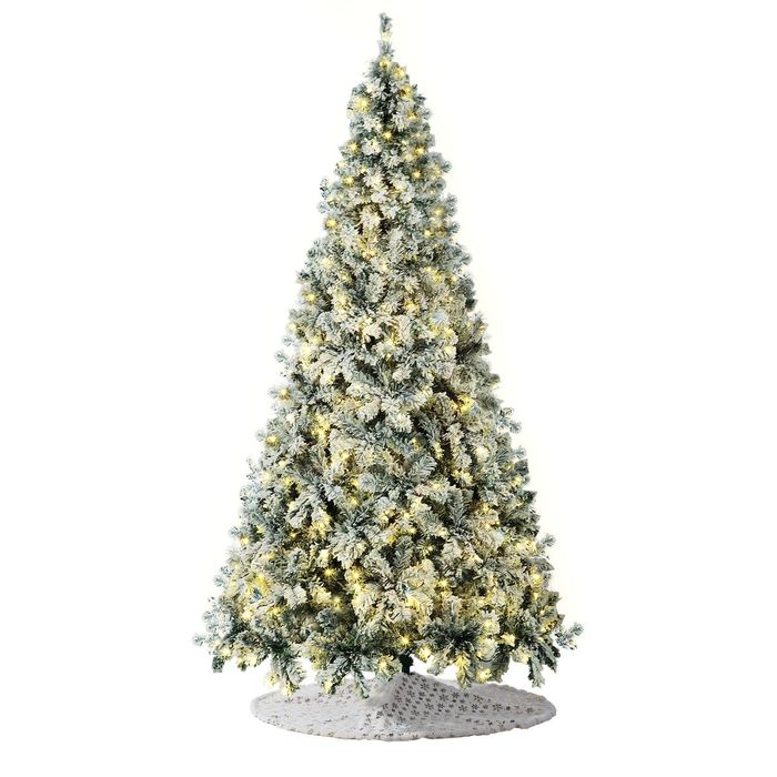 Tinseltown LED Christmas Tree 1.8M 6FT with Tree Skirt Light