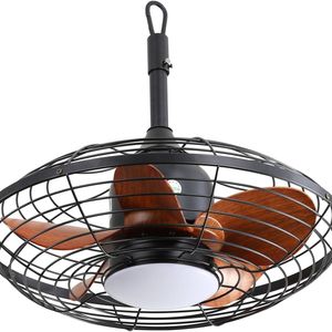OAKORY 50.8 cm Downrod Ceiling Fan 18W LED Quiet DC Motor Remote