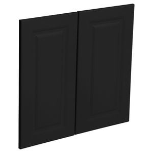 Kaboodle 600mm Black Olive Heritage Rangehood Cabinet Doors - 2 Pack
