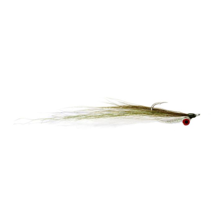 Fulling Mill Salty Clouser Saltwater Fly Fishing Flies Olive Size 2