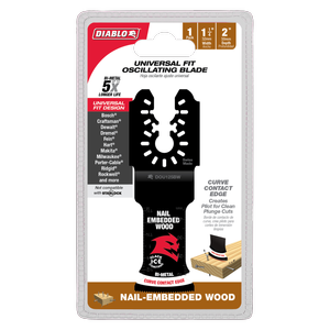 Diablo 32mm Universal Bi-Metal Multi-Tool Blade for Nail-Embedded Wood