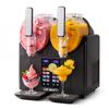 Devanti 4L Slushie Machine Dual Tanks Ice Cream Frozen Drink Slush Maker Black
