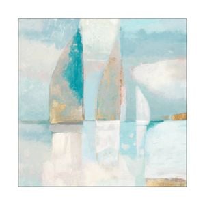 Artey | Blue Sails II - Stretched Canvas - Stretched Canvas - 120 x 120cm