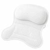Bath Pillow with 4D Mesh & Non-Slip Suction Cups - Neck & Back Support for Tub