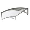 Altamonte 1000 x 700mm Clear Premium Corsica Polycarbonate Canopy With Bracket