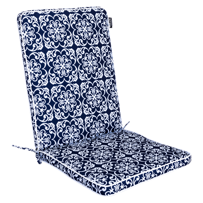 Mojo Moroccan Navy Mid Back Cushion