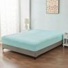 LINENOVA Premium Cotton Blend Deep Pocket Fitted Sheet - Double, Mint