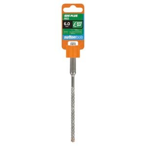Sutton Tools 6.0 x 160mm 4 Cut SDS Plus Masonry Drill Bit