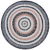Handwoven Round Rug-Orbit 6223-Ivory Multi-120x120cm